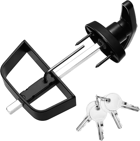 Shed Door Latch with T-Handle Lock Kit Shed Door Latch with T-Handle Lock Kit