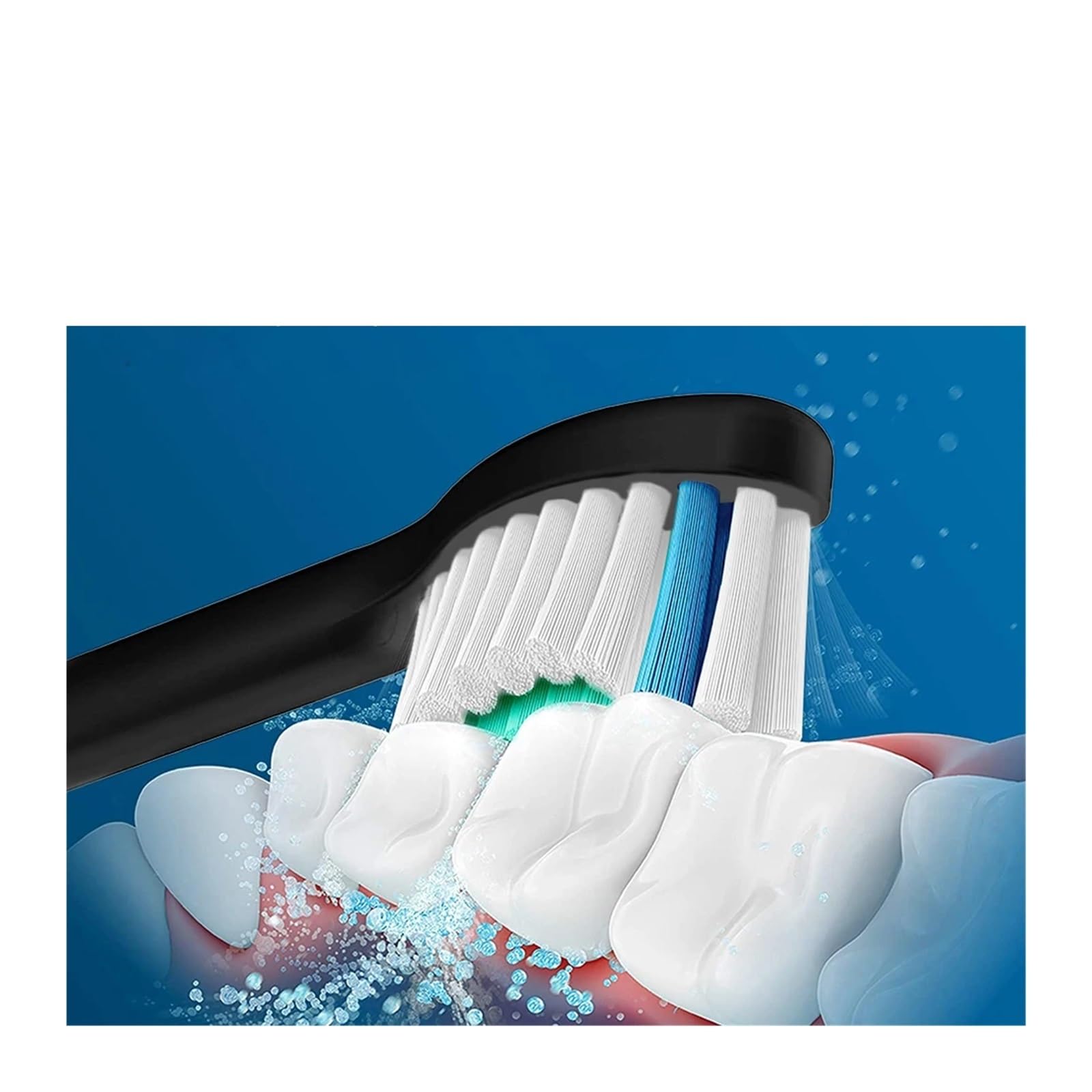 eufeifeiegds Cabezales de repuesto for cepillo de dientes compatibles con cabezales de cepillo eléctrico Clean Refill for Hx6920 4100 2 Series(White-20 Pcs)