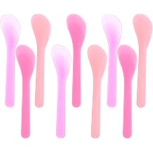 9Pcs Makeup Cosmetic Spatula Reusable Lotion Skincare Spatula | Face Mask Beauty Scoop Spatulas, for Lotions Moisturizers, Home Salon, DIY Facemask Mixing Sampling, 5.08 X 1.1inch