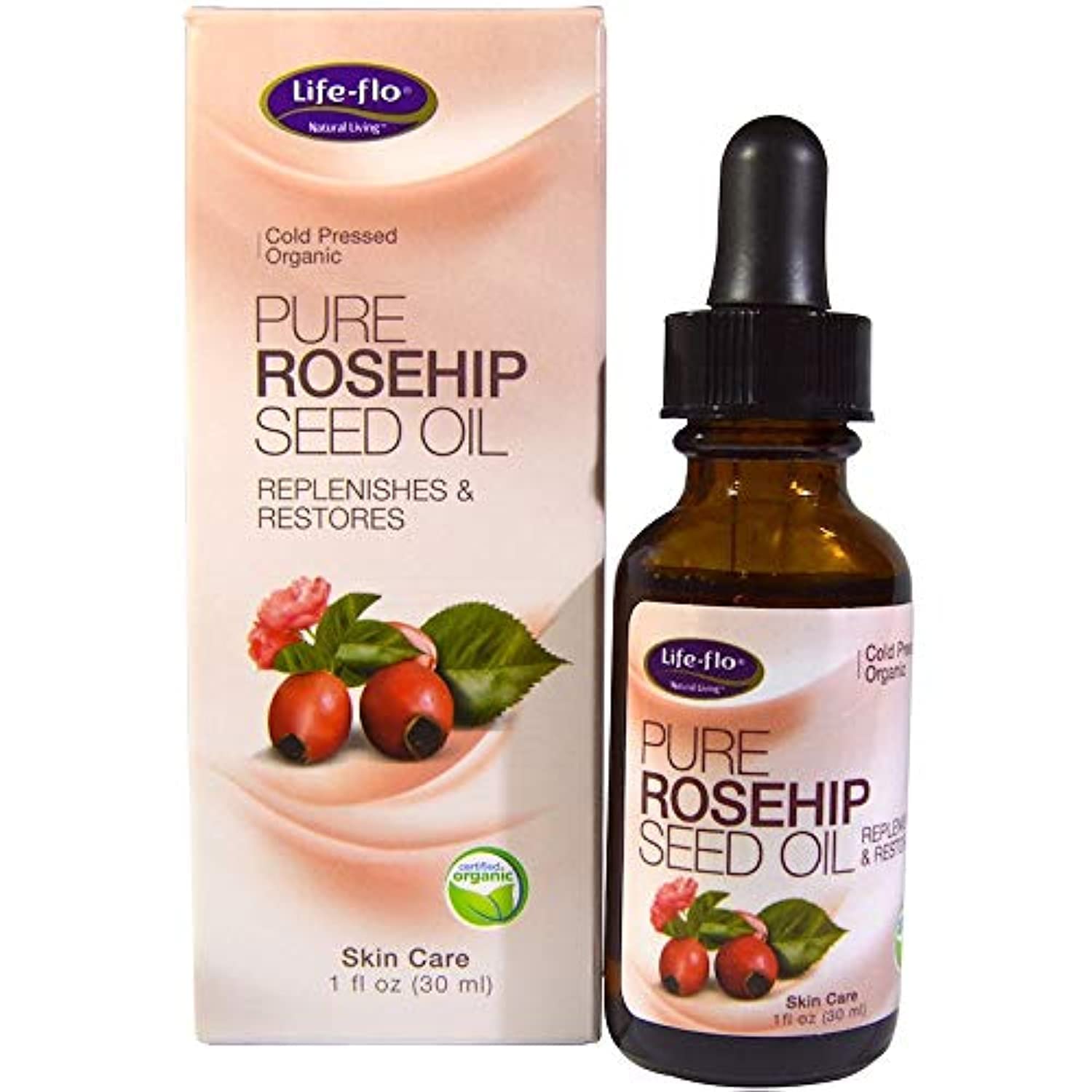 Life-flo, Pure Rosehip Seed Oil, Skin Care, 1 oz (30 ml)
