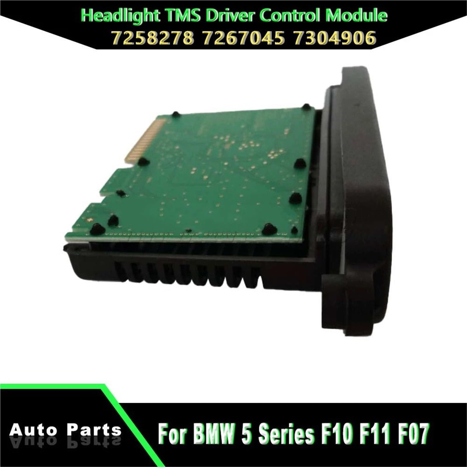 Modułu Sterownika TMS Moduł sterujący reflektorów TMS kierowcy pasuje do BMW serii 5 F10 F11 F07 7258278 7267045 7304906 63117258278 63117304906 Statecznika