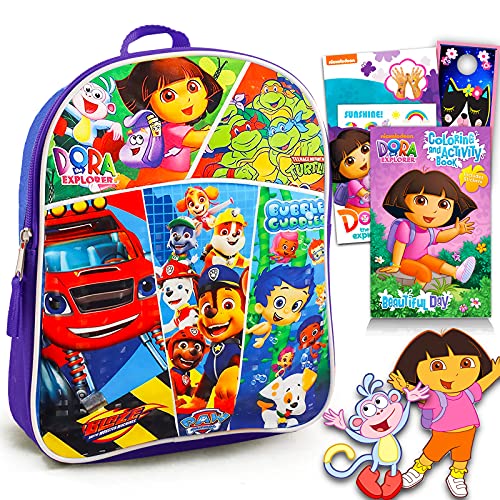 Dora the Explorer and Friends Mini Backpack Toddler Preschool ~ Bundle with 11 Dora the Explorer and Friends Mini Backpack Toddler Preschool ~ Bundle with 11
