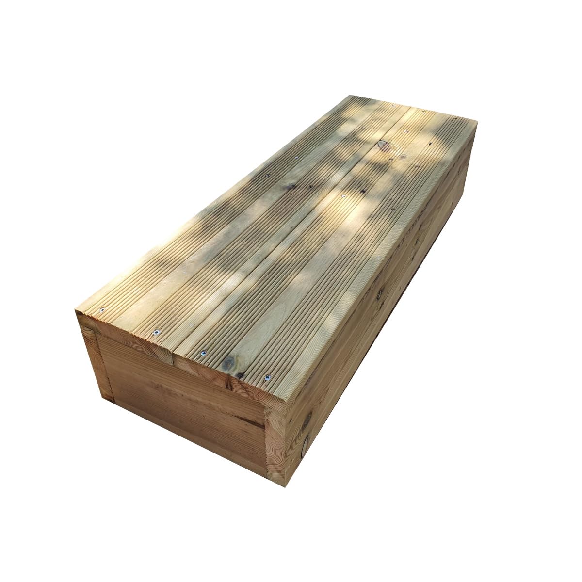 Marche Modulable- Marche Bois pour la création de votre Marche ou Escalier de Jardin en les empilant - Vinuovo (2 planches 29 cm, 100 cm)