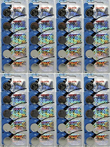 40 Authentic Maxell 1616 3V Lithium Batteries