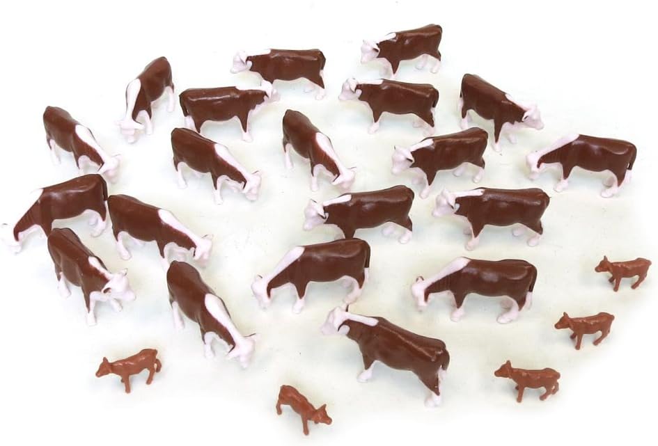1/64th 25 Pack Herefords with Calves