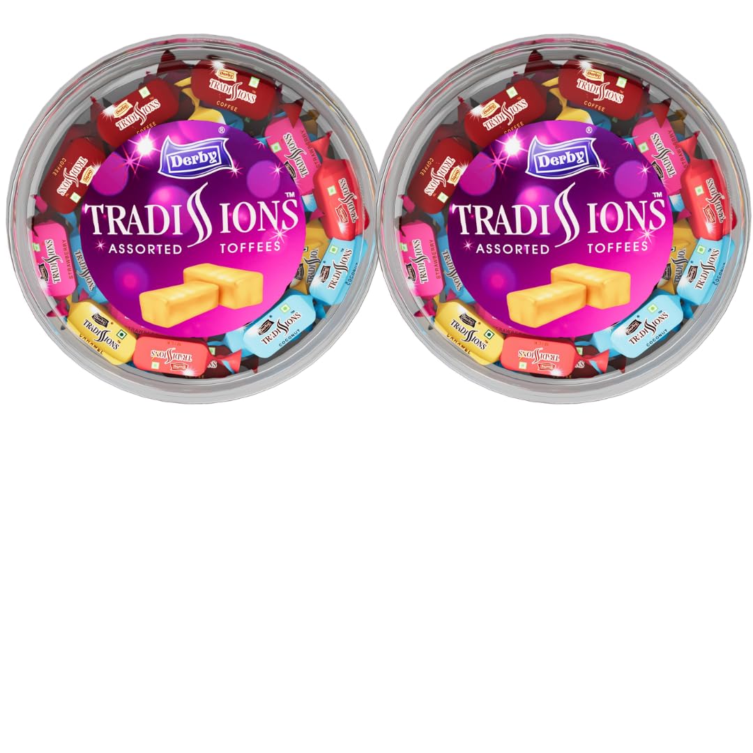 Tradissions Assorted Toffees, Caramel, Coconut, Coffee, Milk, Strawberry Flavours | Gift Pack Container 2 | Candies | Toffee | Chocolate | Lollipop (B0D7W9PPS5) Amazon Price History, Amazon Price Tracker