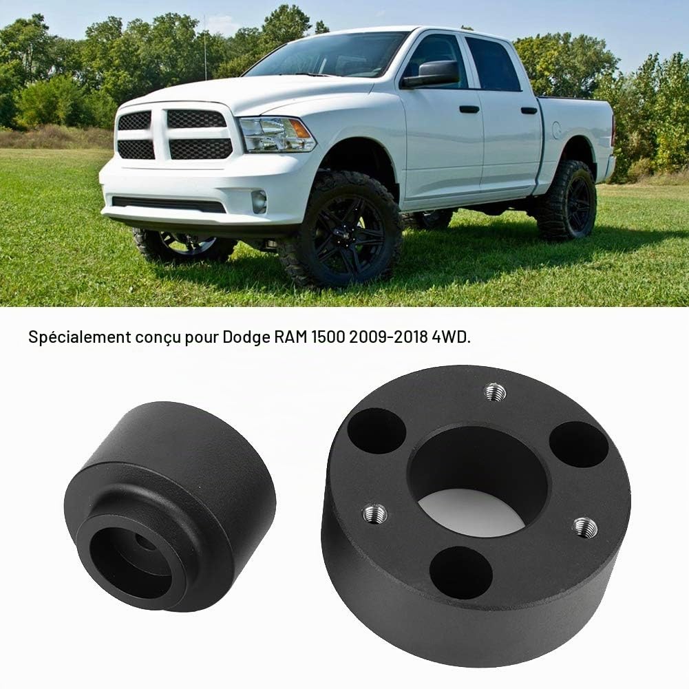 level kit,FLeveling Lift Kit, 3 "Front 2" Rear Leveling Lift Kit Kit de nivellement en aluminium adapt¨¦ replacement pour 1500 2009-2018 4WD