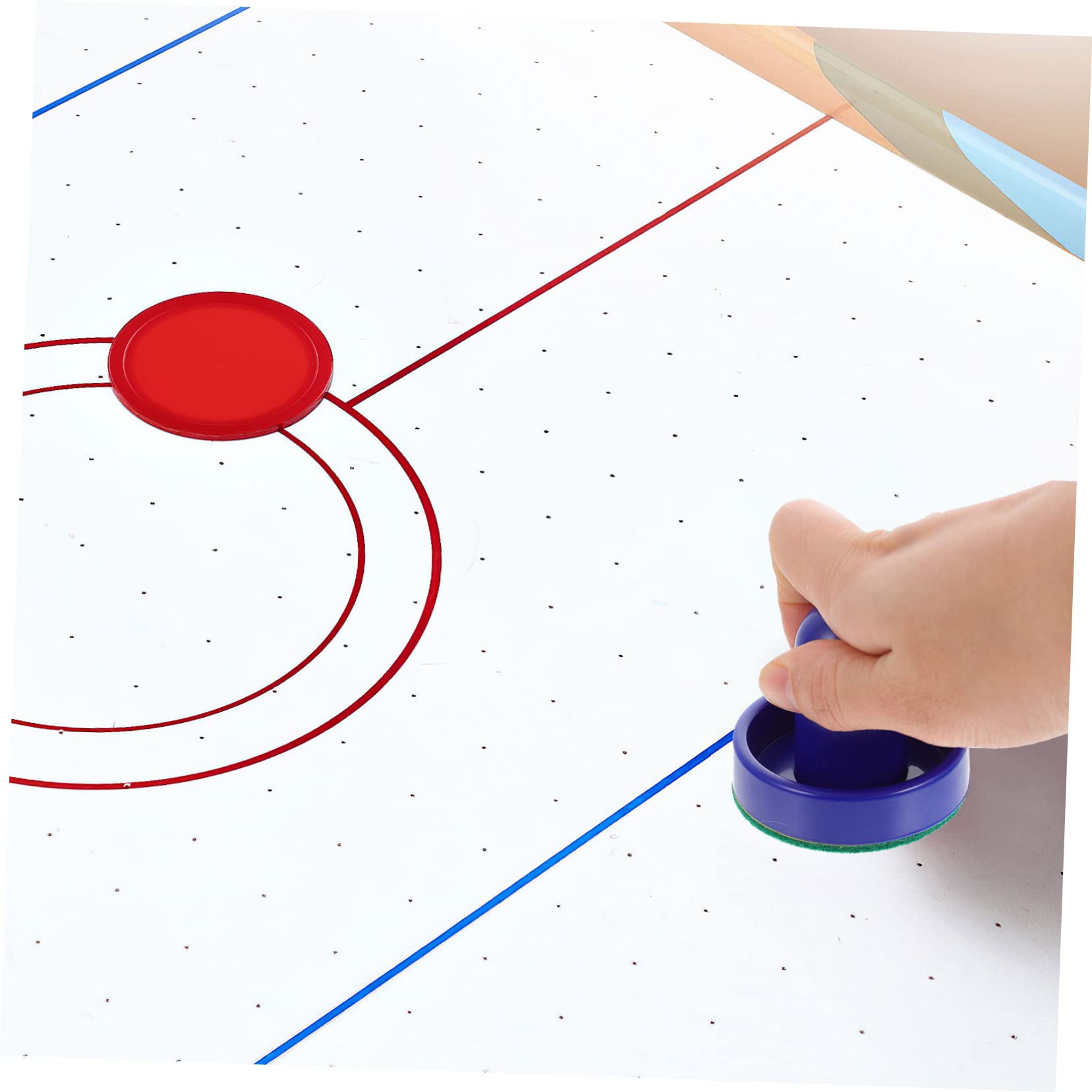 HANABASS Wear-Resistant Hockey Mini Air Hockey Table Accessories Ice Replacement