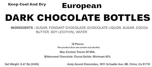 Miniatura 3 de Andy Anand - Chocolate negro con sabor a cerveza europea, surtido de selección premium, 18 unidades
