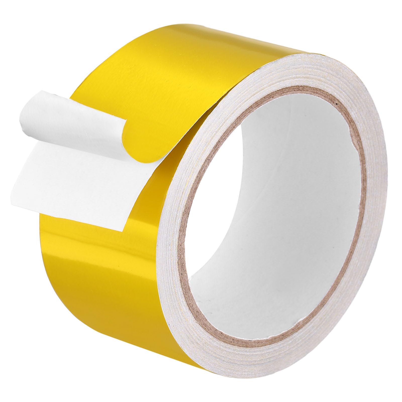 DEFANEX Aluminum Foil Tape (50mm x 20m, 0.06mm, Gold) Heat Resistant Metal Tape, for HVAC Sealing Patching Hot Cold Air Ducts