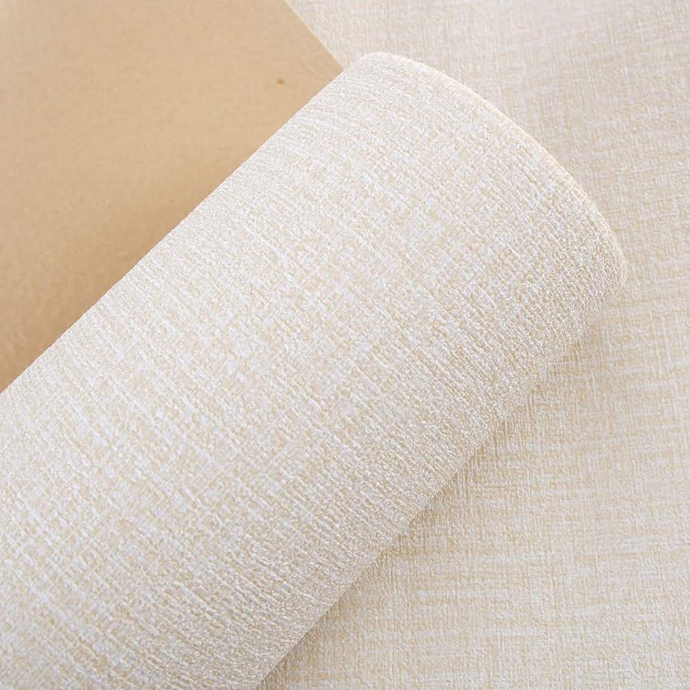 Kuber Industries Imitation Linen Wallpaper for Walls|Textured & Self Adhesive Peel Wall Stickers|Easy to Peel, Stick & Remove DIY Wallpaper|Pack of 1 Roll,50 cm X 280 cm (B0CV7YXLZ4) Amazon Price History, Amazon Price Tracker
