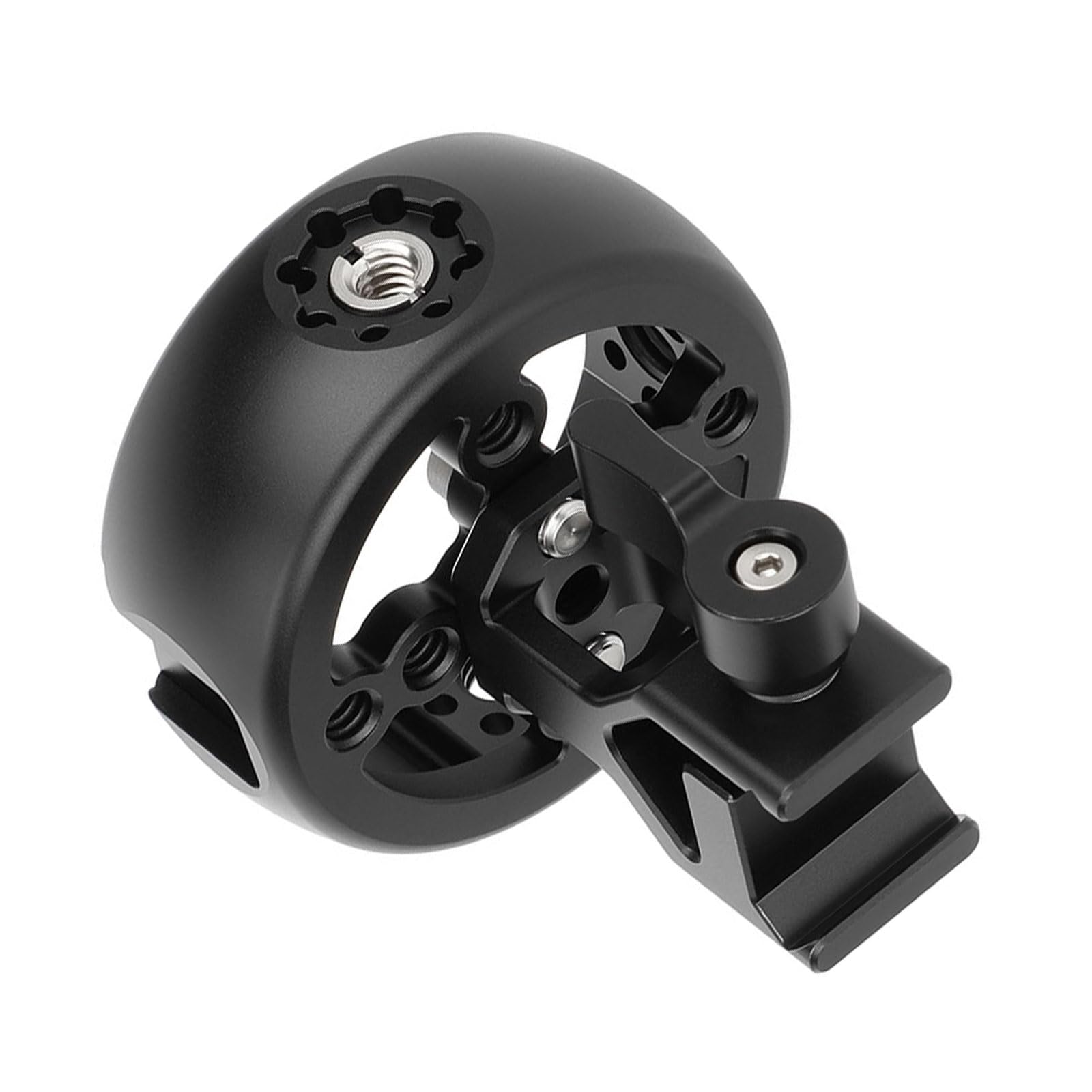 Uchwyt do montażu aparatu o wysokiej wytrzymałości aluminiowy ergonomiczny uchwyt zaciskowy uchwyt boczny 3 / 20.3 cm-16 do 1/10.2 cm-20 adapter uchwyt fotograficzny