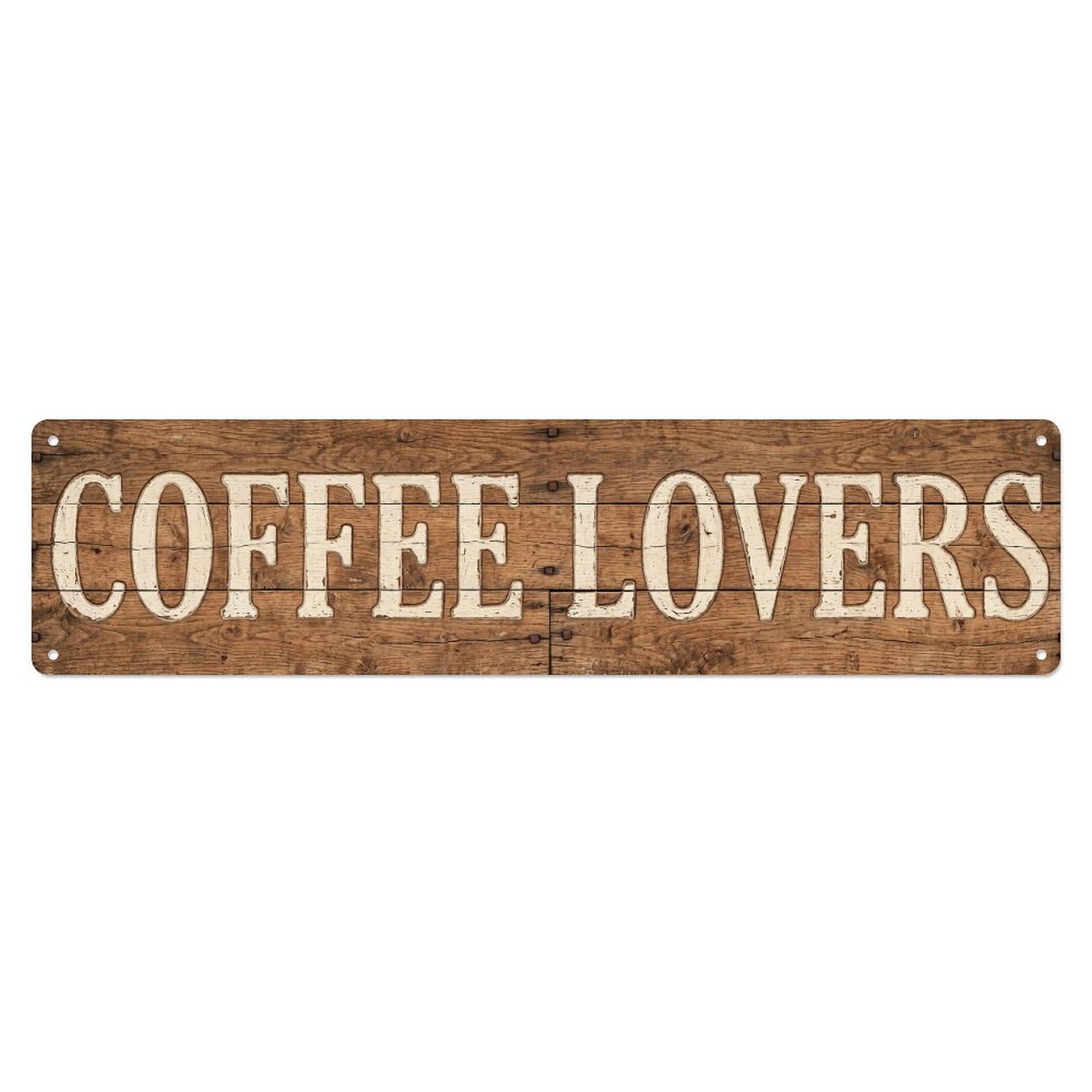 Coffee Lovers Vintage Decor Metal Tin Sign