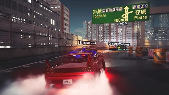 Super Street Racer Bundle + Wheel Accessory Nintendo Switch Game [Code in a Box] (Nintendo Switch)