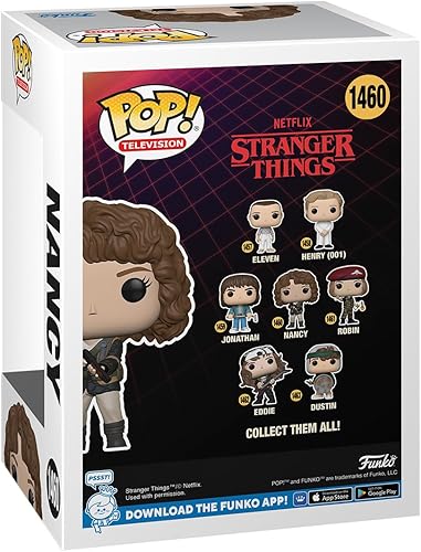 Miniatura 3 de Funko POP! TV: Stranger Things - Hunter Nancy Wheeler con escopeta - Figura de vinilo coleccionable - Idea de regalo - Producto oficial - para niños