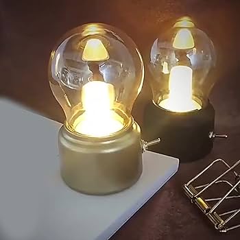 オシャレでレトロなバルブ型テーブルライト エジソンバルブLEDスマート付き Amazon.co.jp : ベッドサイドランプ 間接照明スタンド テーブル