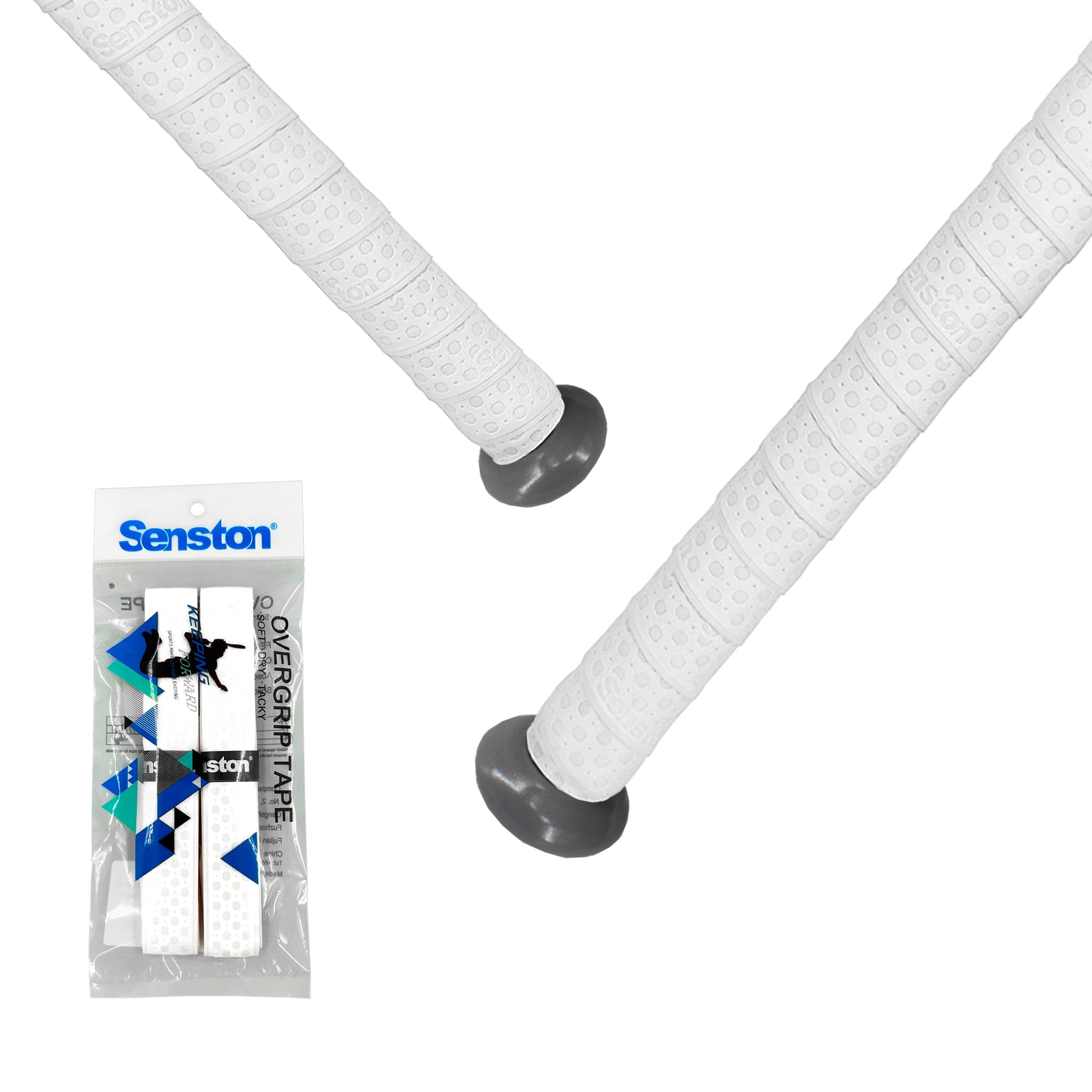 Senston Baseball Softball Bat Grip Tape Anti-Slip Hockey Handle Wrap Grips Tapes,2 Pack