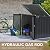 Devoko Outdoor Storage Shed 5.8 x 3.3 FT Metal Trash Shed Waterproof Outside Storage with Lid Chain Hydraulic Gas Rod for Trash Can Weeding Tools