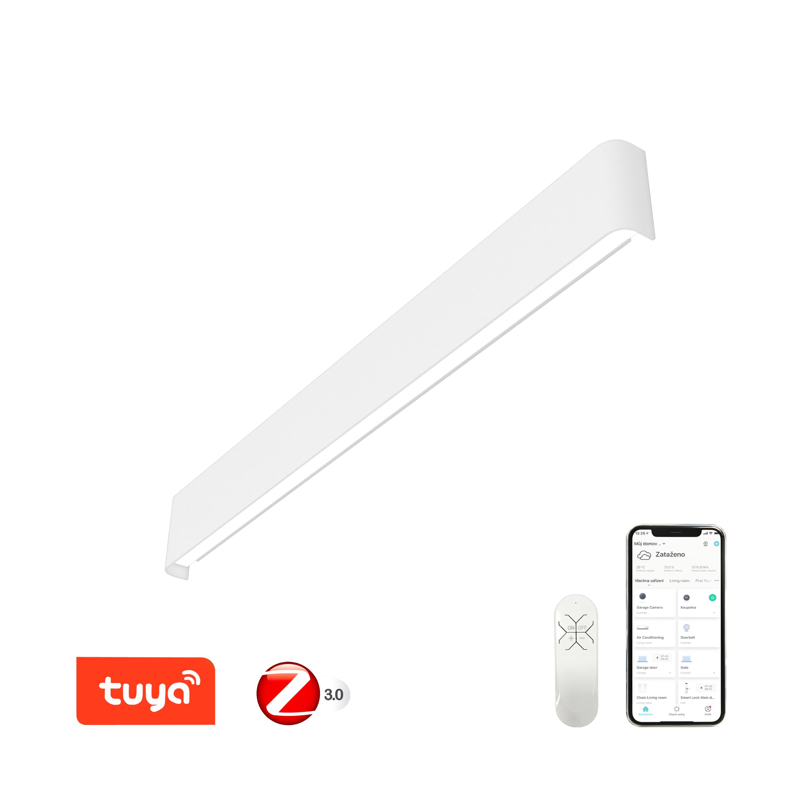 IMMAX NEO LISTON Smart Wandleuchten 29cm 8W weiß Zigbee 3.0