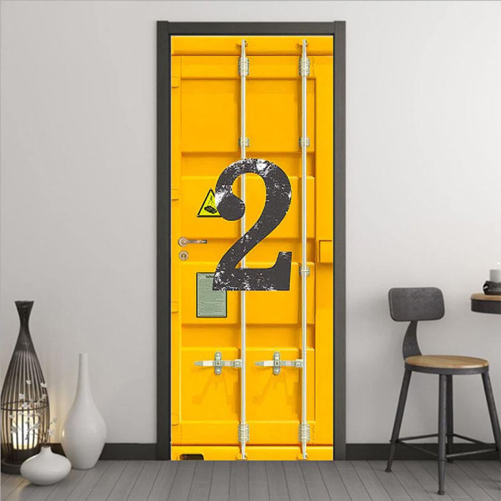 Pegatinas De Puerta Para Puertas Interiores 3D Textura De Madera Mural  Autoadhesivo Para Decoración Del Hogar,, image size:1600x1600