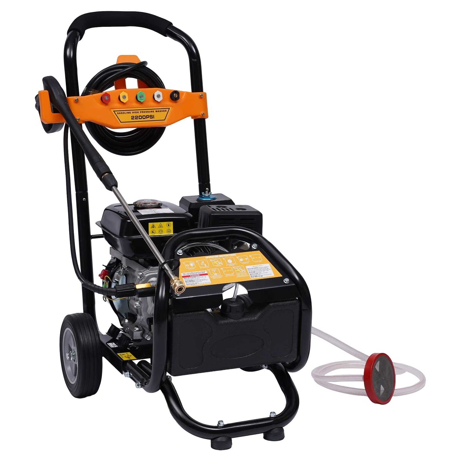 Nettoyeur haute pression essence 2200 PSI pour désincruster la terrasse
