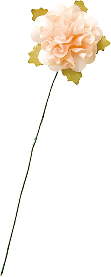 Amazon Co Jp お花 ワイヤーピック 紙素材 カラフルフルリール クリーム 36本 Zpc Ym10