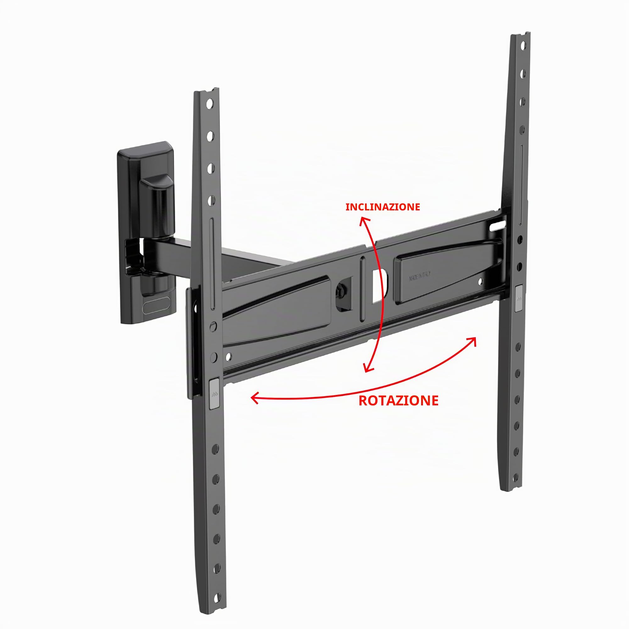 Meliconi - supporto tv da parete con rotazione flatstyle meliconi fr400 - 1219793