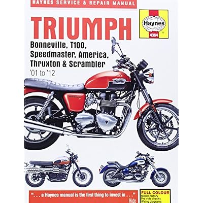 Triumph Bonneville, T100, Speedmaster, America Service and Repair Manual