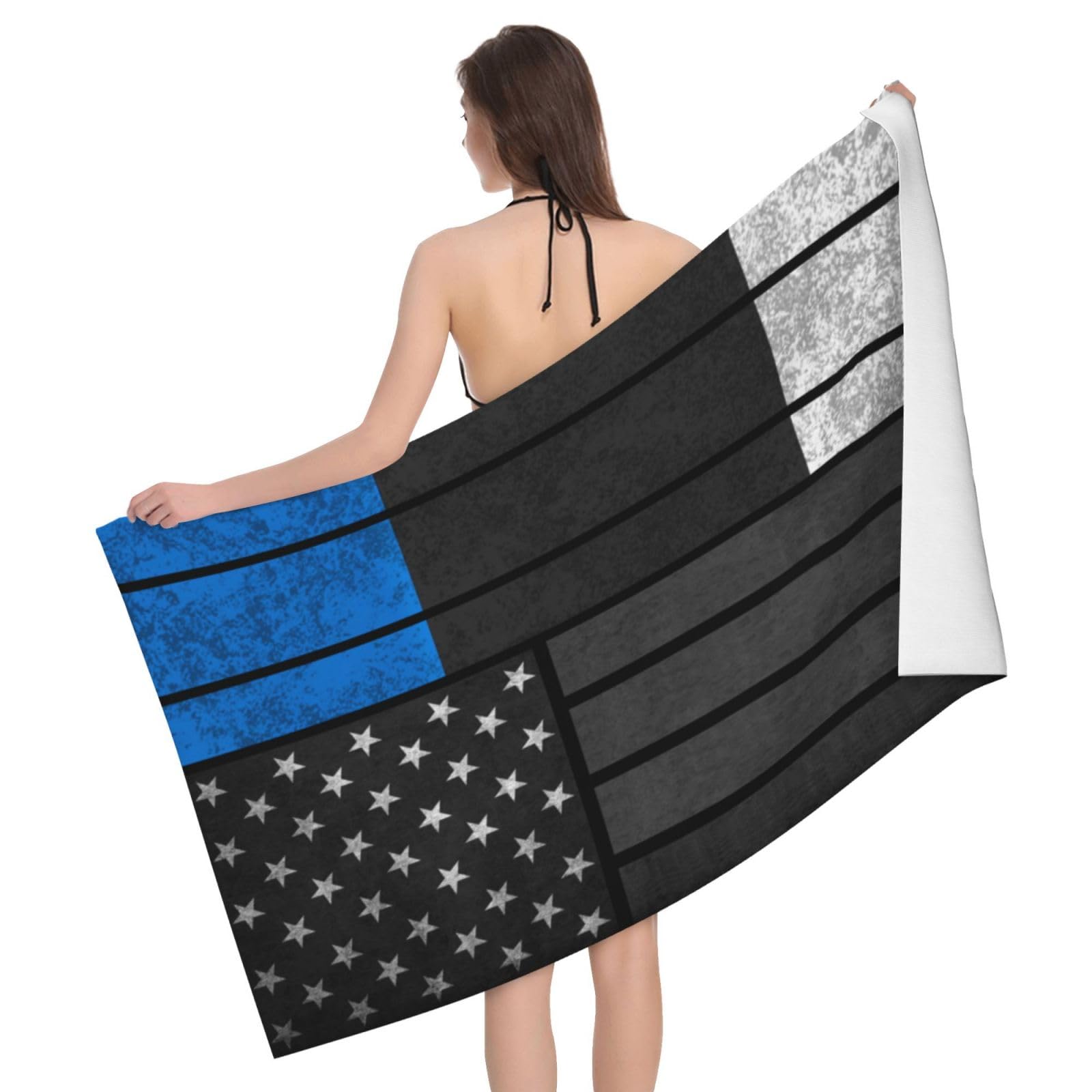 HLBSDM Microfiber Vintage Estonia Estonians and America Flag Beach Towel Quick Dry Soft Sand Free Beach Towels for Pool Swim Beach Lightweight Thin Towels