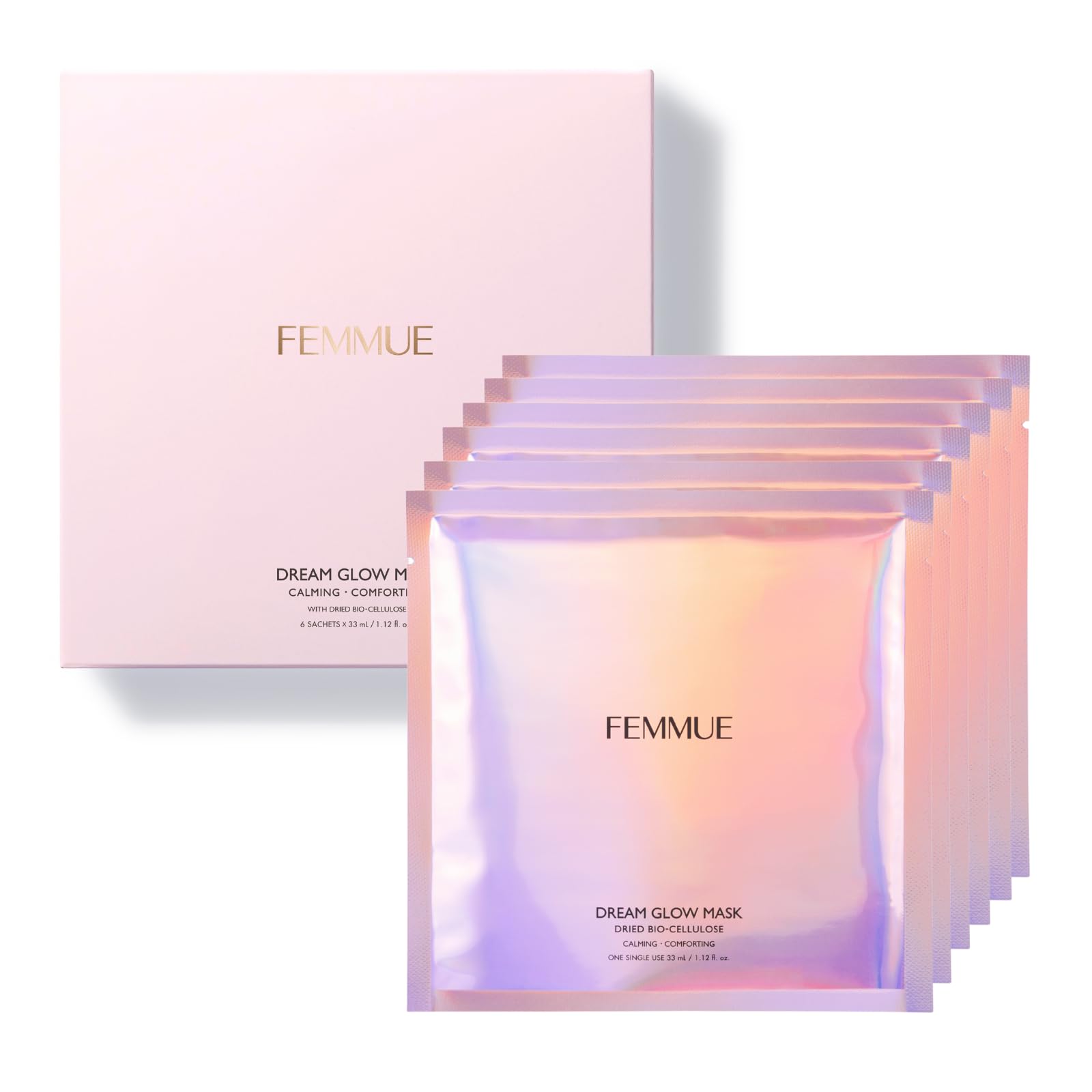 Amazon.com : FEMMUE Dream Glow Mask - Calming Comforting (6pk