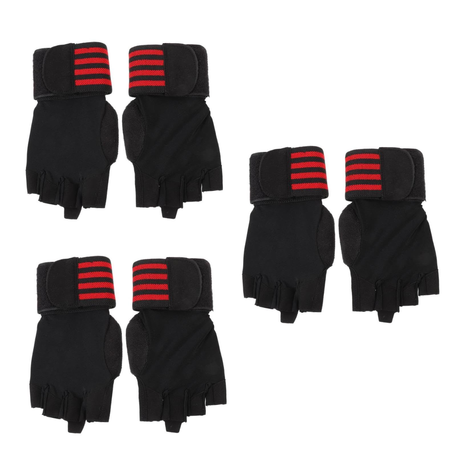 3 Paar Halbfingerhandschuhe Fahrradhandschuhe Für Kinder Fingerlose Handschuhe Atmungsaktive Kinderhandschuhe rutschfeste Handschuhe Unisex Halbfingerhandschuhe