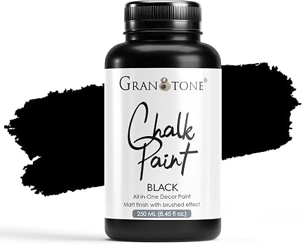 GRANOTONE Chalk Paint Multipack 250 ML Set of 5 | Eco Friendly Matt Finish Acrylic Paint for Furniture Home Decor DIY Wood Metal Fabric
