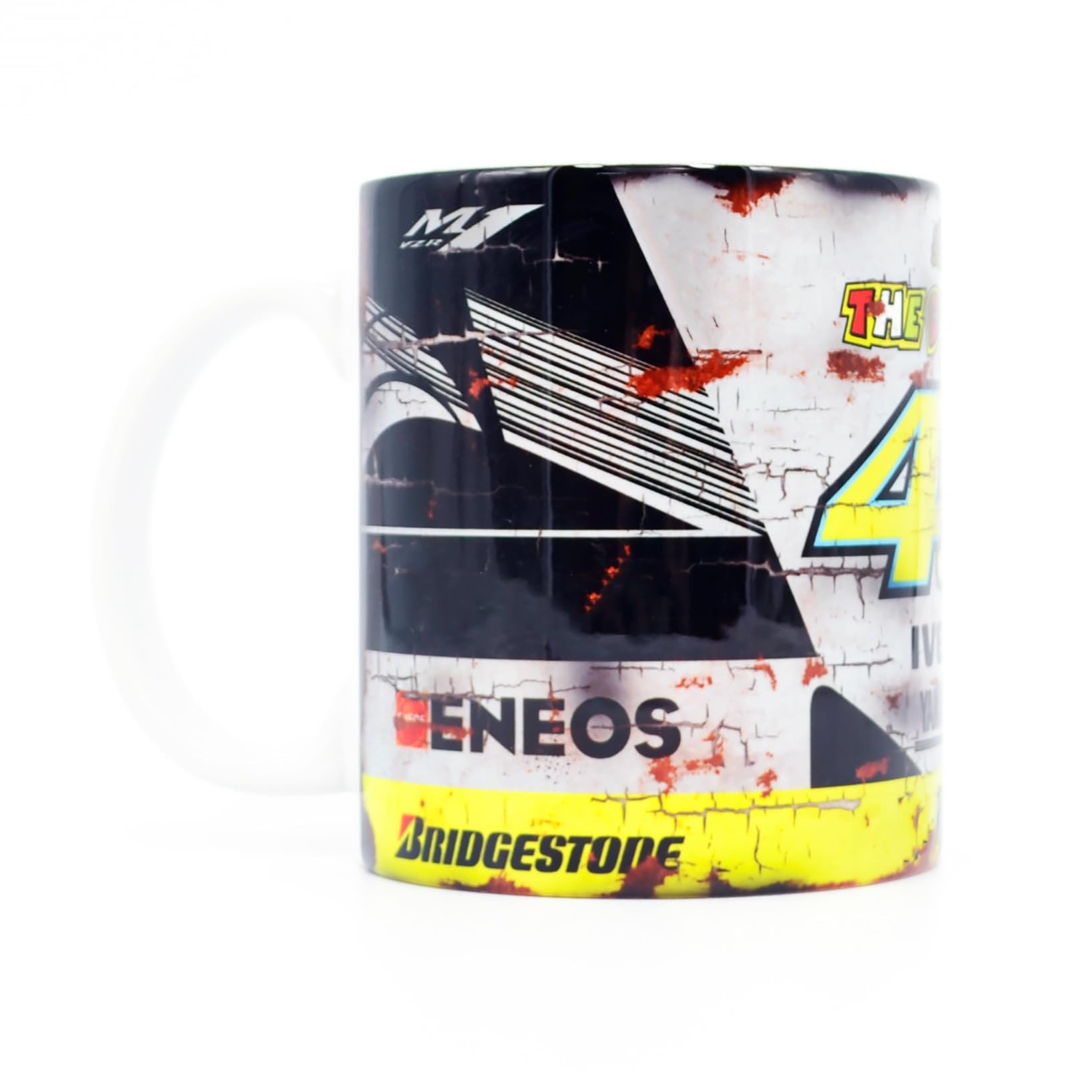 Mug Rossi #46 2013 Test Livery - Moto - GP - Chèvre - Légende - Idées cadeaux - Tasse à thé - Vale Yellow - The Doctor - Champion du monde - Sepang - Édition limitée
