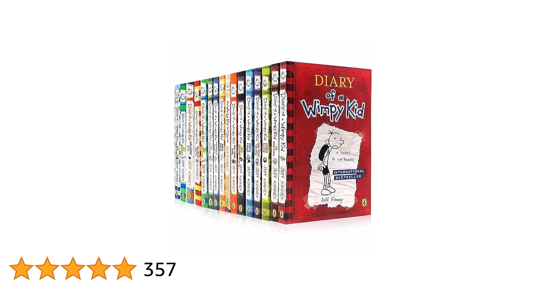 Amazon.com: 《Diary of a Wimpy Kid 21 Books Series》,完整