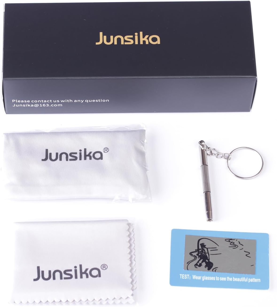 Junsika Oversized Rimless Square Sunglasses for Men Women Classic Retro Designer Imitation Wooden Sunglasses - Image 6