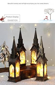 クリスマス Lenox Lighting man Castle Lenox Lighting Snowman Castle クリスマス