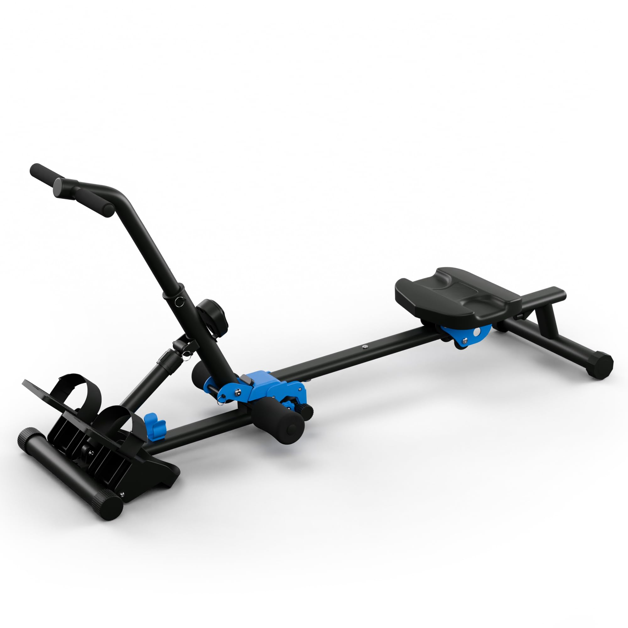 Capital Sports rowing machine for home foldable, sport rowing machine with magnetic resistance, folding row shaper for strength training with LCD display, 8-level magnetic rowing machine for home