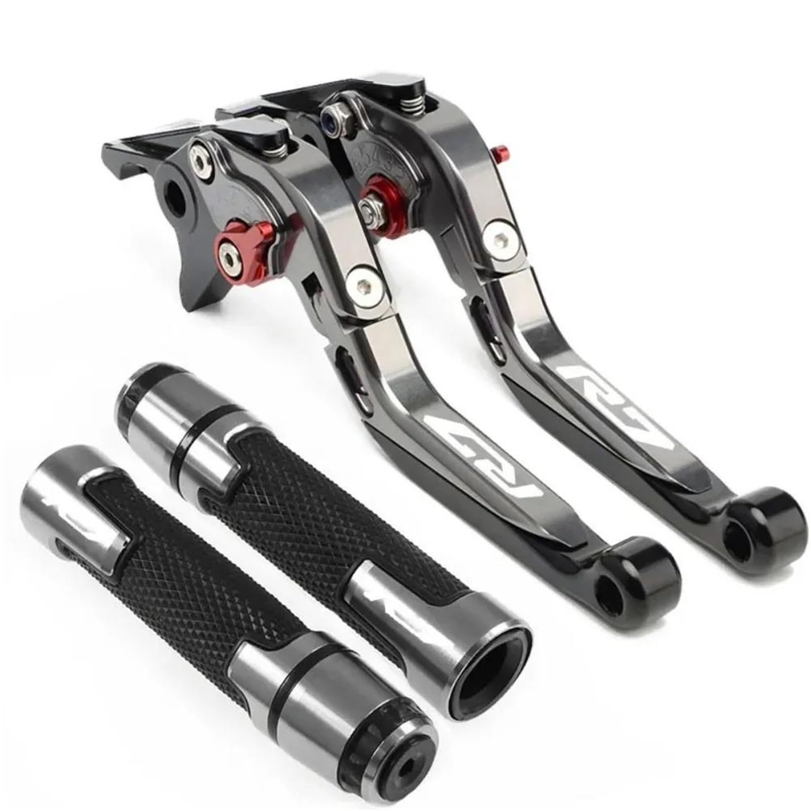 Gquikgw Black6 Replace Brake Clutch Levers Motorcycle Parts Handles Adjustable Folding Extendable For Y-Amaha Yzf-R7 Yzfr7 Yzf R7 2021-2024(Black6)