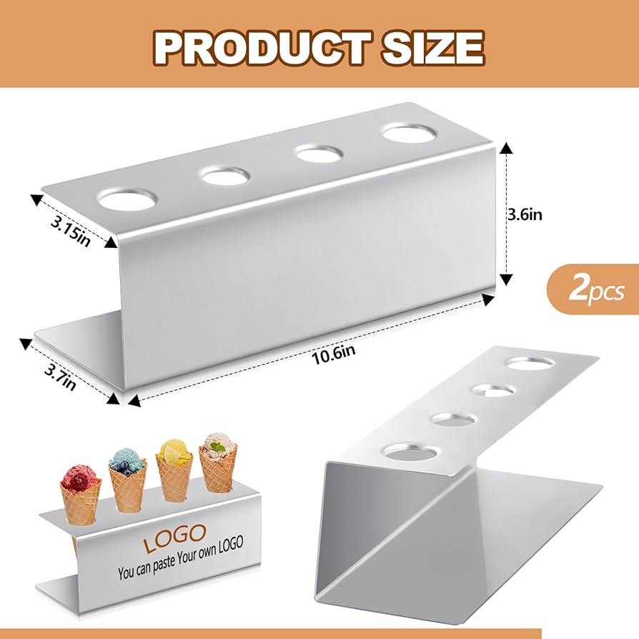 Amazon｜FillTouch ステンレススチール アイスクリームコーン