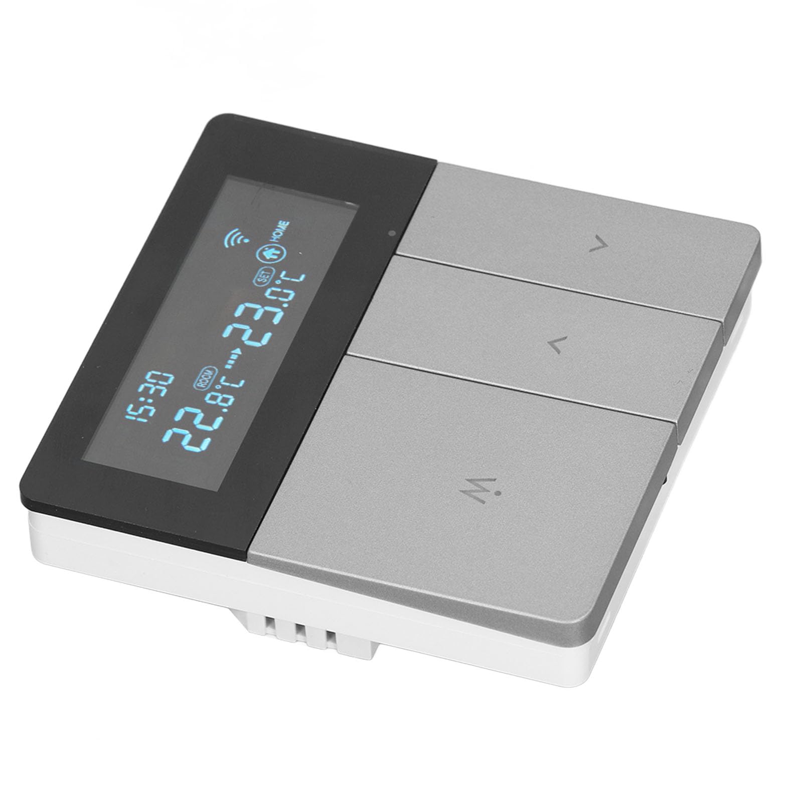Inteligentny termostat kolorowy 16 A, programowalny, inteligentny elektryczny termostat grzewczy do prywatnych domów, biur, centrów handlowych i hoteli, prąd zmienny 90-240 V (WiFi, sterowanie głosowe