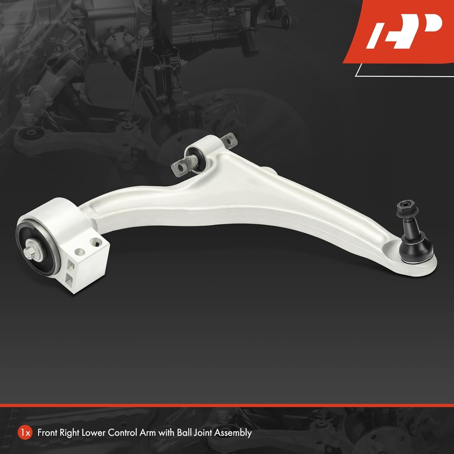 A-Premium Front Right Lower Control Arm, with Ball Joint & Bushing, Compatible with Cadillac SRX 2010-2016
