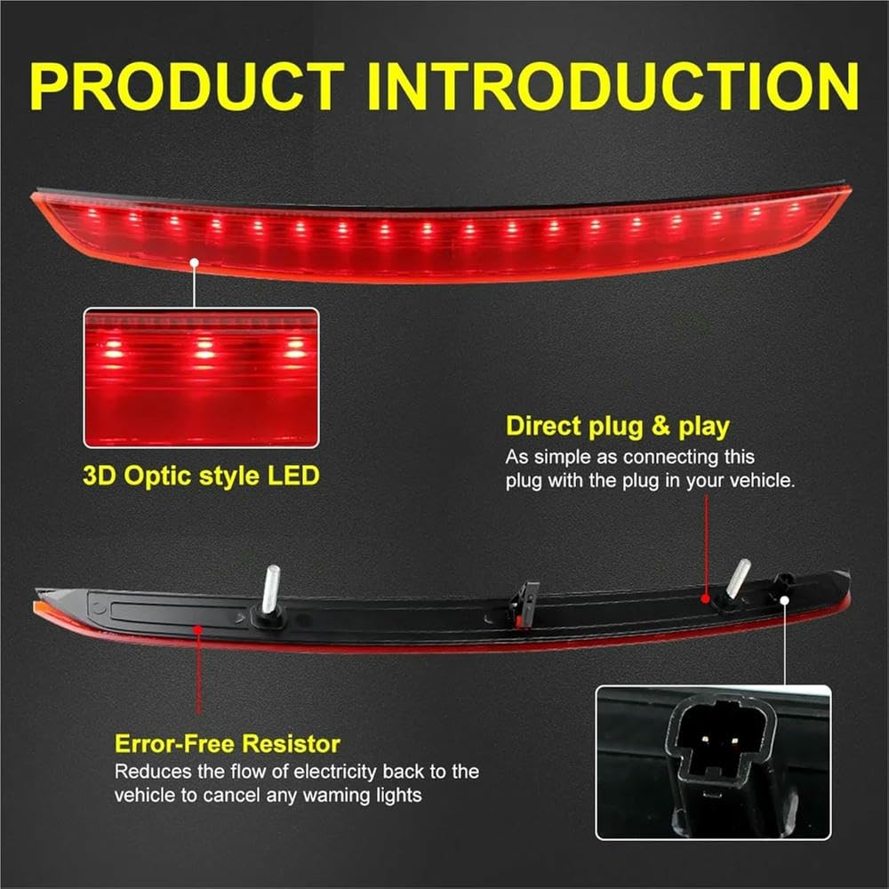 LED dritte Brems- und Rückleuchte (3. hintere Brems- und Rückleuchte), für Audi für tt tts ttrs für 8j mk2 2006-2014 8J0945097 Autoersatzteil
