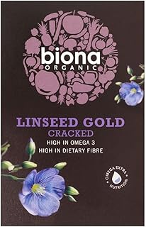 Biona Organischen Spalt Leinsamen Gold (500 G)