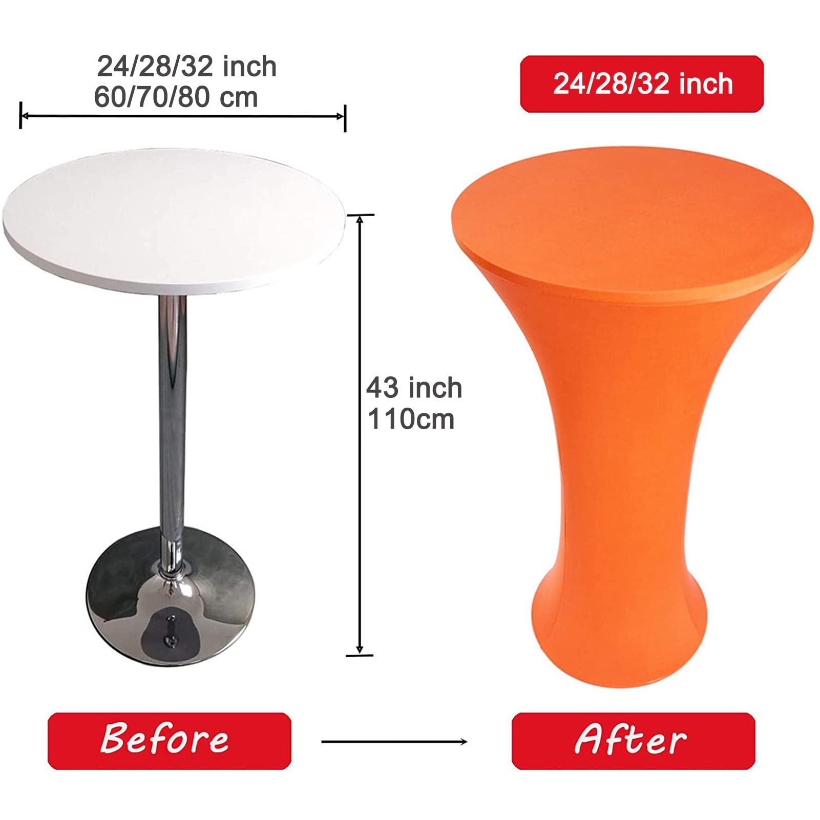 Bea's Party Copritavolo elasticizzato rettangolare, tovaglia con elastico antirughe, tovaglie bianche catering, copritavolo elasticizzato per tavolo pieghevole 183cm, tovaglia bianca tessuto (Pack 2