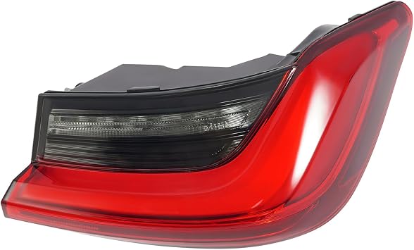 LED Outer Tail Light Assembly for 2019-2022BMW 3-Series 330i M3 M340i,Passenger Right Rear Taillight Brake Tail Lamp Replacement with Bulbs Right Passenger Side
