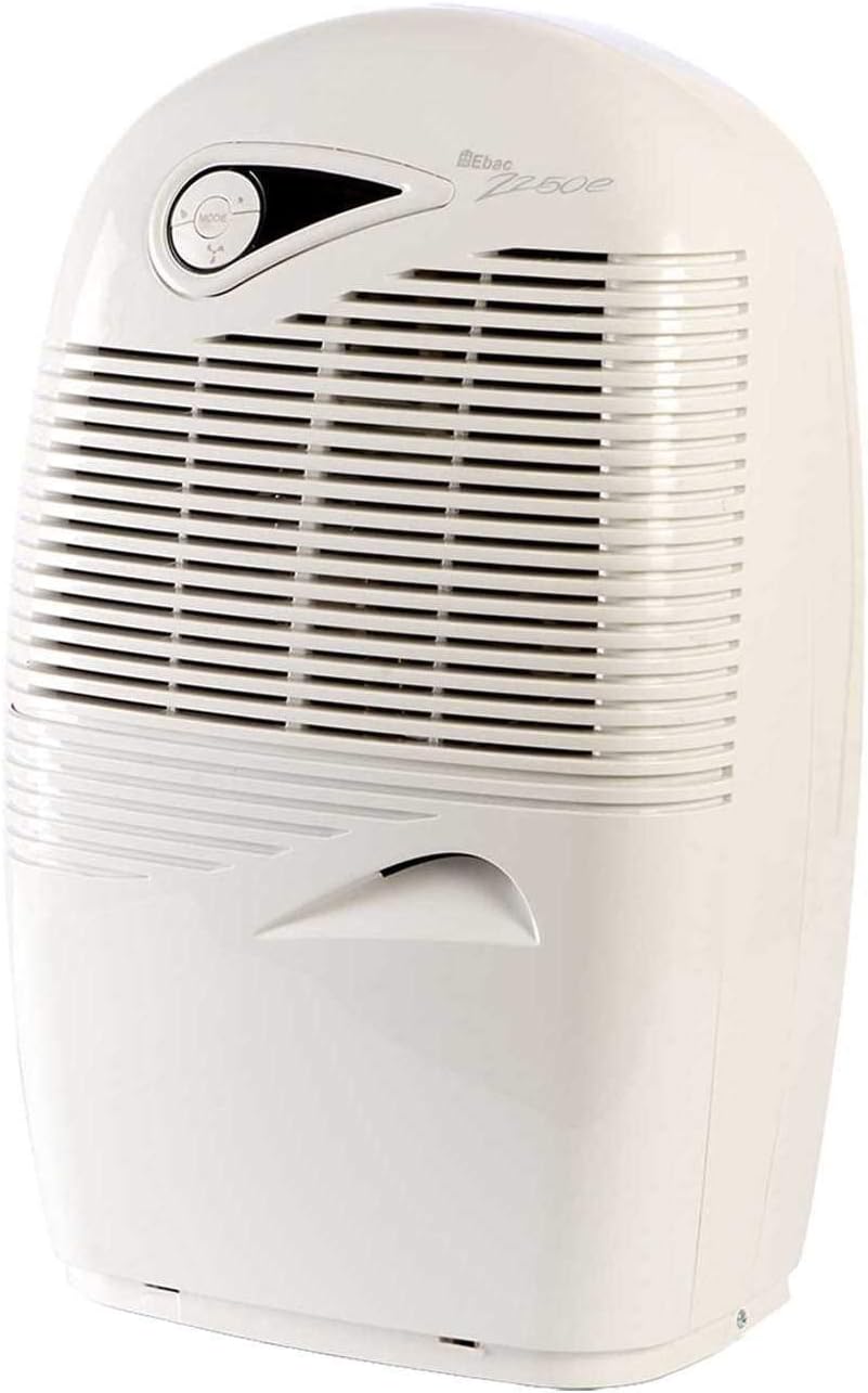 Ebac 2250e 15 Litre Dehumidifier for Condensation, Damp and Mould with Smart Auto-Function, ​Laundry Boost and Air Purification Mode, Free 2 Year Warranty, White