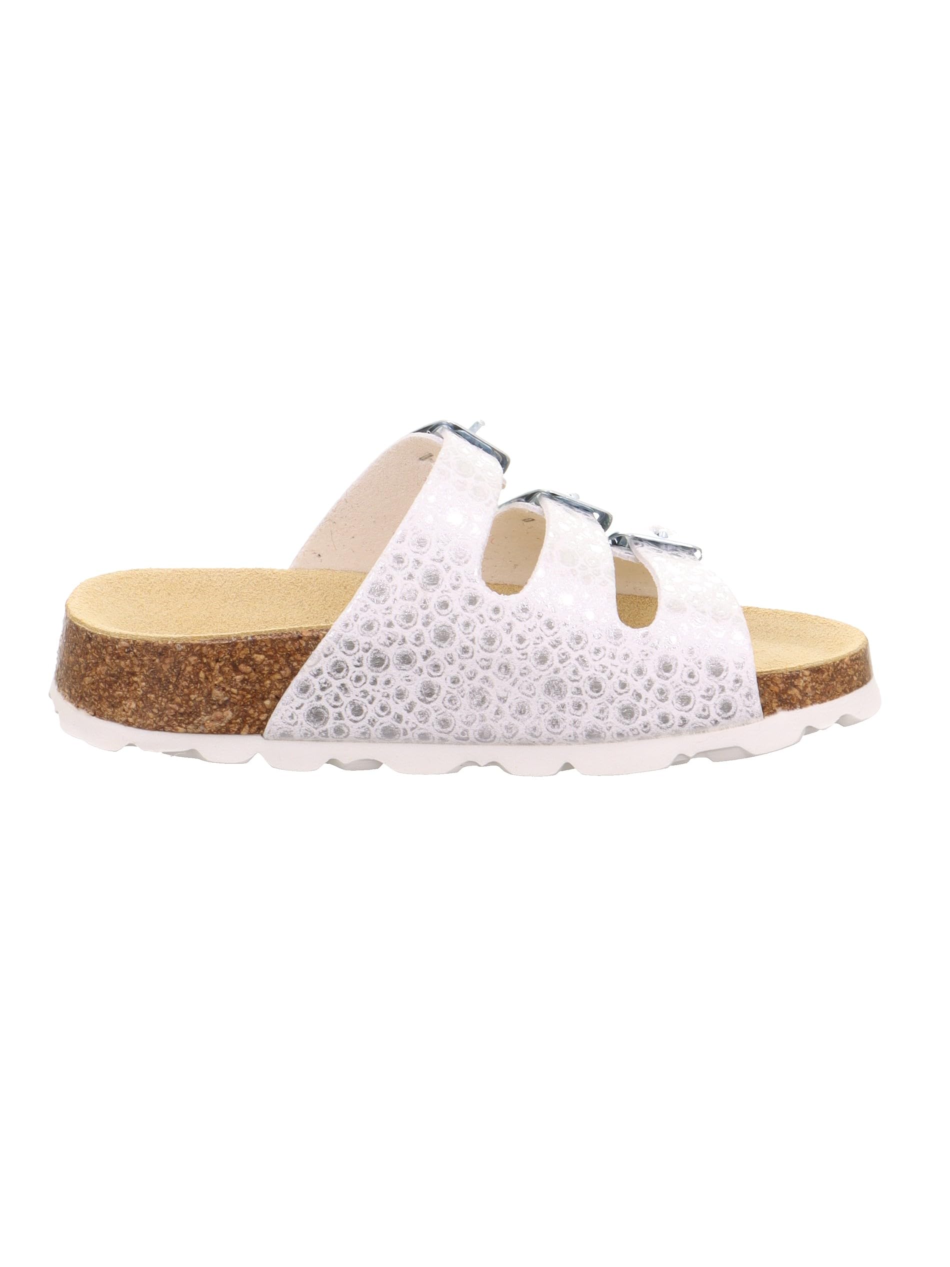 Superfit Mädchen Fussbettpantoffel Hausschuh, Weiß 1030, 25 EU – Ansicht 5