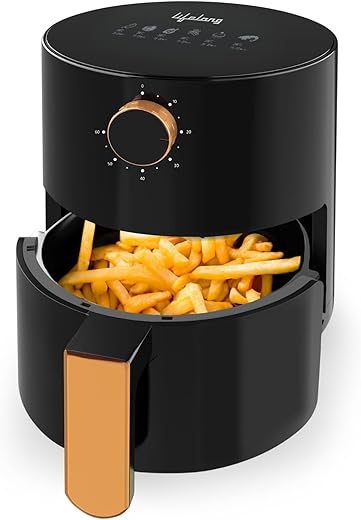 Lifelong 2.5L Air Fryer For Home-800W Small Airfryer Machine To Fry,Bake&Roast With Timer Control-Oil Free Fryer Machine-Electric Air-Fryer With…