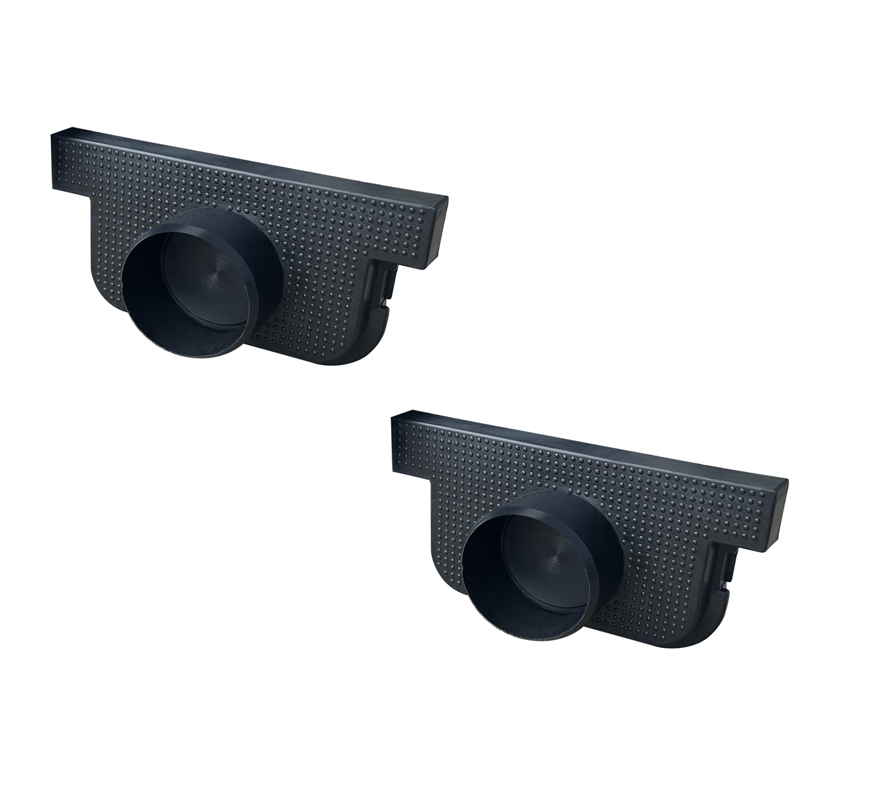 Natotela Channel Drain End Cap-2 Outlet Adapters for 19.7Lx5.5Wx3.7H in. Trench Drain System