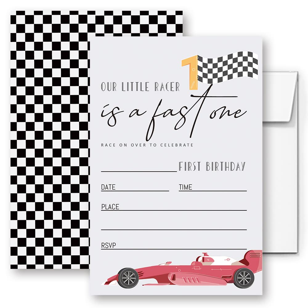 amazon-com-loahak-fast-one-race-car-birthday-invitation-for-first-birthday-party-home-kitchen for Printable Race Car Birthday Invitation Template Free Amazon.com : LoaHak Fast One - Race Car Birthday Invitation for First Birthday Party : Home & Kitchen for Printable Race Car Birthday Invitation Template Free